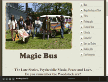 Tablet Screenshot of magicbusband.com